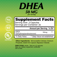 DHEA  50 mg - 60 capsules