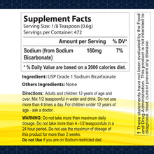 Baking Soda - Sodium Bicarbonate - 10 0z Powder