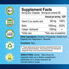 Collagen C Hydrolysate-Anti-Aging Nutritional Supplement - 120 Capsules